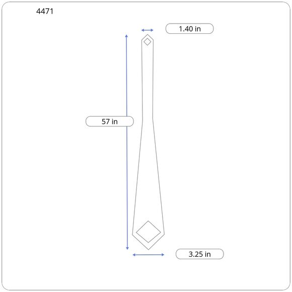 Lands' End Fishing Lures Handsewn Silk Men's Tie - Picture 7 of 7